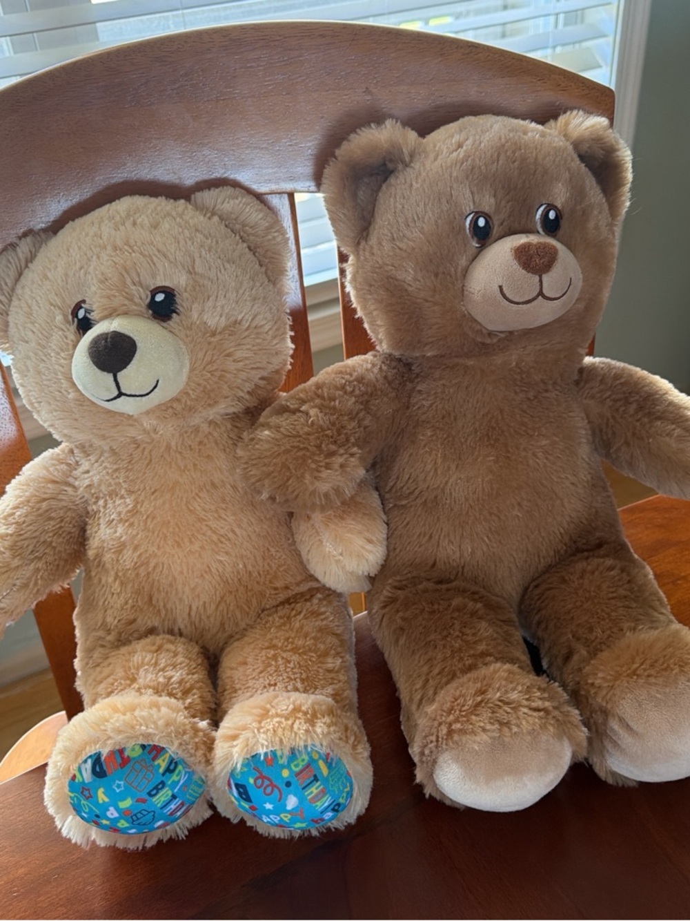 Build-A-Bear Light Brown and Brown Plush Teddy Bears